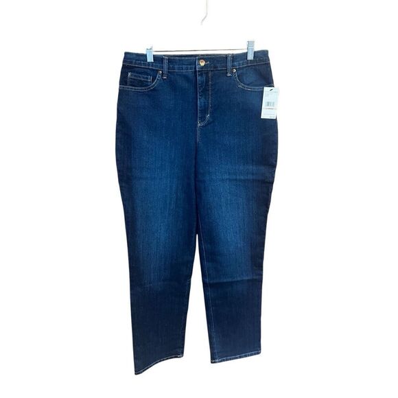 Gloria Vanderbilt Amanda Tapered Leg/Stretch/Classic Rise Jeans Sz 12 NWT - Picture 1 of 7